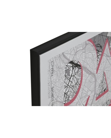 Quadro Home ESPRIT Bianco Nero Loft 60 x 3 x 80 cm (2 Unità)