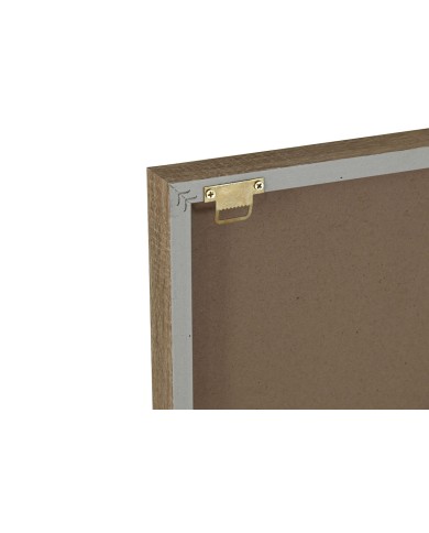 Quadro Home ESPRIT Rosso Verde Coloniale Dorato Giungla 45 x 2,5 x 60 cm (2 Unità)