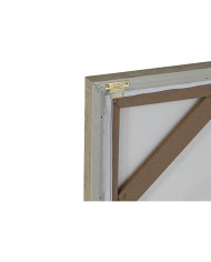 Quadro Home ESPRIT Beige Corallo Palme Coloniale 60 x 2,5 x 60 cm (2 Unità)