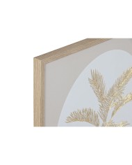 Quadro Home ESPRIT Bianco Beige Palme Scandinavo 45 x 2,2 x 60 cm (2 Unità)