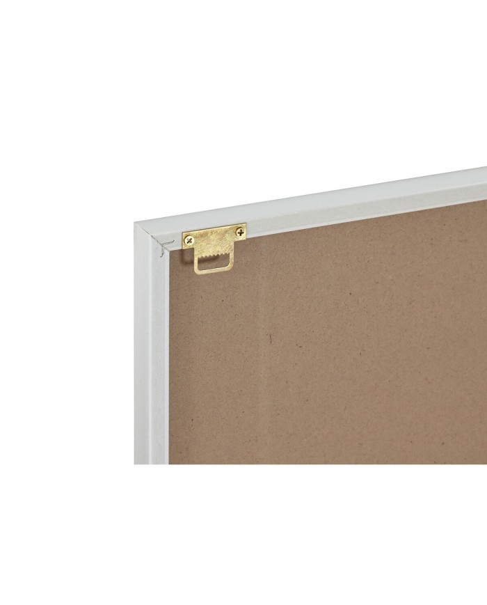 Quadro Home ESPRIT Giallo Azzurro Tela 30 x 1,8 x 40 cm (4 Unità)