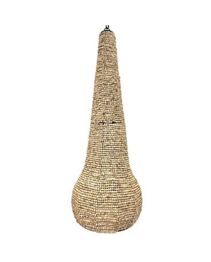 Lampadario Home ESPRIT Naturale Legno Metallo 50 W 36,5 x 36,5 x 174,5 cm