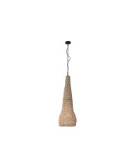 Lampadario Home ESPRIT Naturale Legno Metallo 50 W 36,5 x 36,5 x 174,5 cm