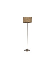 Lampada da Terra Home ESPRIT Marrone Naturale 220 V 41 x 41 x 156 cm
