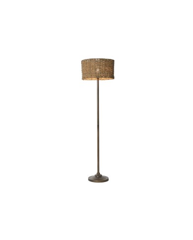 Lampada da Terra Home ESPRIT Marrone Naturale 220 V 41 x 41 x 156 cm Lampada da Terra Home ESPRIT Marrone Naturale 220 V 41 x 41 x 156 cm