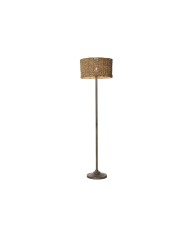 Lampada da Terra Home ESPRIT Marrone Naturale 220 V 41 x 41 x 156 cm