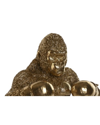 Statua Decorativa Home ESPRIT Dorato Resina 24 x 16 x 33,5 cm