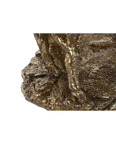 Statua Decorativa Home ESPRIT Dorato Resina 29 x 15 x 36 cm