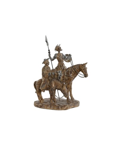 Statua Decorativa Home ESPRIT Argentato Naturale Resina 20,5 x 13 x 26 cm