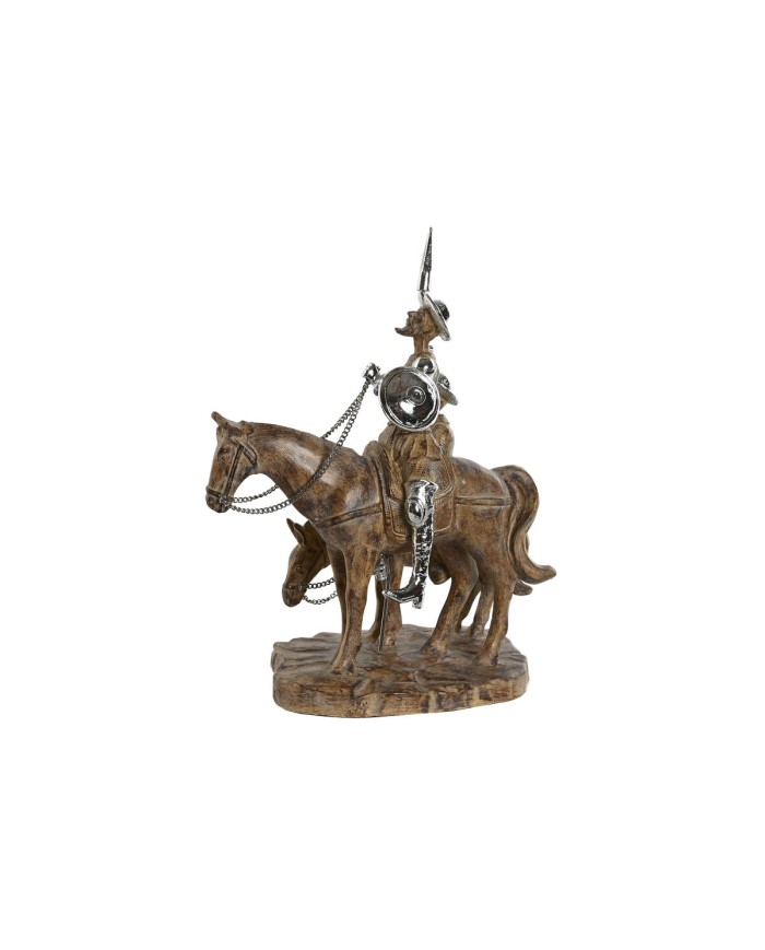 Statua Decorativa Home ESPRIT Argentato Naturale Resina 20,5 x 13 x 26 cm Statua Decorativa Home ESPRIT Argentato Naturale Resina 20,5 x 13 x 26 cm