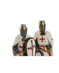 Statua Decorativa Home ESPRIT Bianco Rosso Resina 9 x 8 x 21 cm (2 Unità) Statua Decorativa Home ESPRIT Bianco Rosso Resina 9 x 8 x 21 cm (2 Unità)