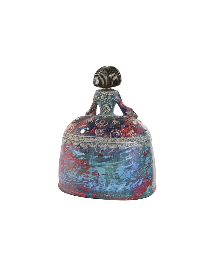 Statua Decorativa Home ESPRIT Multicolore Resina Specchio Dama 17 x 12 x 21,5 cm (2 Unità) Statua Decorativa Home ESPRIT Multicolore Resina Specchio Dama 17 x 12 x 21,5 cm (2 Unità)