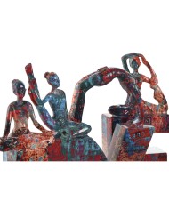 Statua Decorativa Home ESPRIT LOVE Multicolore Resina Yoga 12,5 x 5 x 22 cm (4 Pezzi) Statua Decorativa Home ESPRIT LOVE Multicolore Resina Yoga 12,5 x 5 x 22 cm (4 Pezzi)