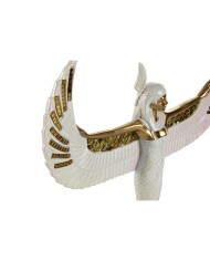 Statua Decorativa Home ESPRIT Bianco Dorato Resina Orientale 34 x 6,5 x 33,5 cm Statua Decorativa Home ESPRIT Bianco Dorato Resina Orientale 34 x 6,5 x 33,5 cm