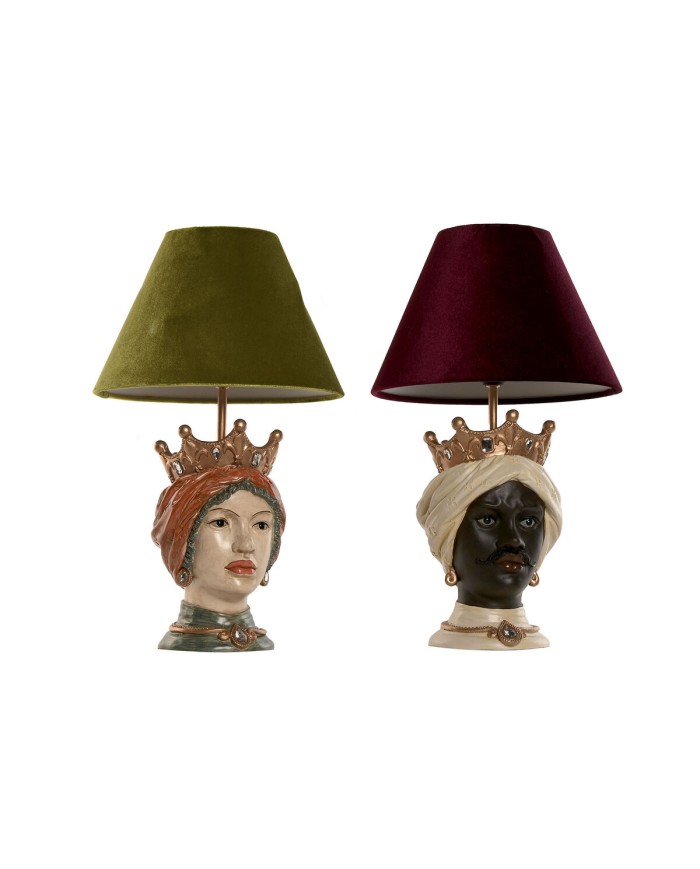 Lampada da tavolo Home ESPRIT Multicolore Resina 26 x 26 x 43 cm (2 Unità) Lampada da tavolo Home ESPRIT Multicolore Resina 26 x 26 x 43 cm (2 Unità)