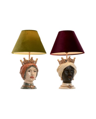 Lampada da tavolo Home ESPRIT Multicolore Resina 26 x 26 x 43 cm (2 Unità)