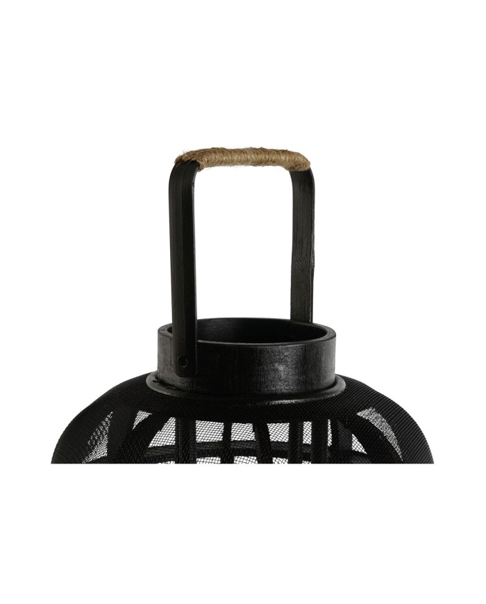 Portacandele Home ESPRIT Nero Metallo 25,5 x 25,5 x 46,5 cm Portacandele Home ESPRIT Nero Metallo 25,5 x 25,5 x 46,5 cm