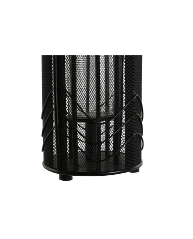 Portacandele Home ESPRIT Nero Metallo 21,5 x 21,5 x 43,5 cm