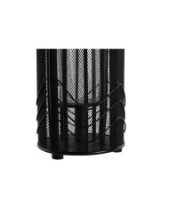 Portacandele Home ESPRIT Nero Metallo 21,5 x 21,5 x 43,5 cm