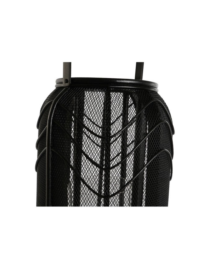 Portacandele Home ESPRIT Nero Metallo 21,5 x 21,5 x 43,5 cm