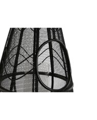 Portacandele Home ESPRIT Nero Metallo 28 x 28 x 50 cm Portacandele Home ESPRIT Nero Metallo 28 x 28 x 50 cm