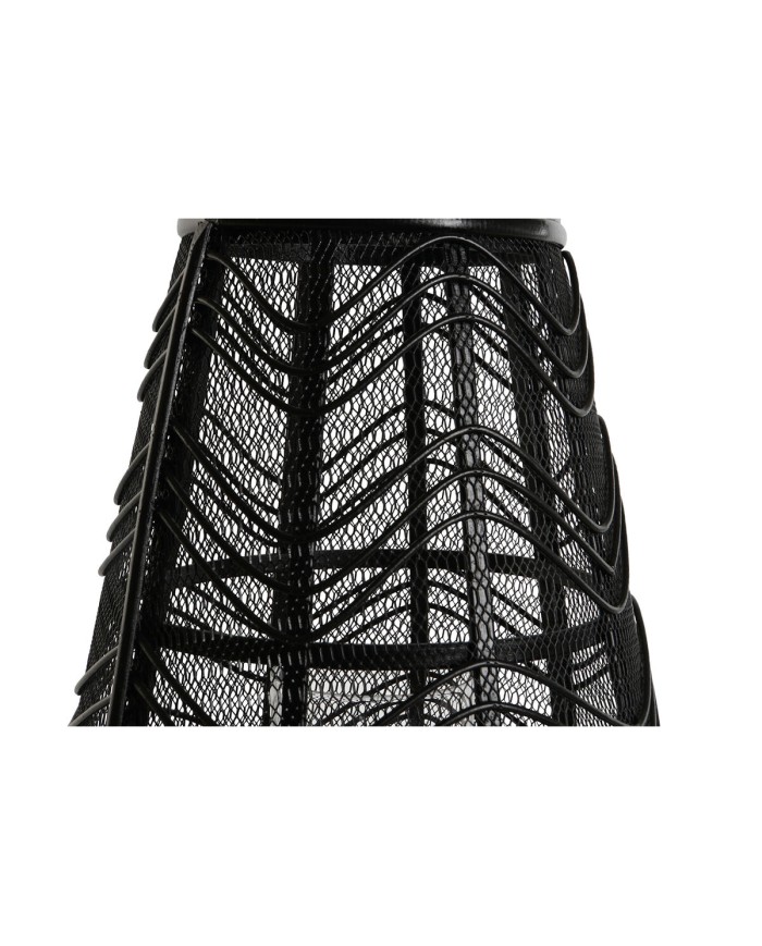 Portacandele Home ESPRIT Nero Metallo 27,5 x 27,5 x 40 cm Portacandele Home ESPRIT Nero Metallo 27,5 x 27,5 x 40 cm