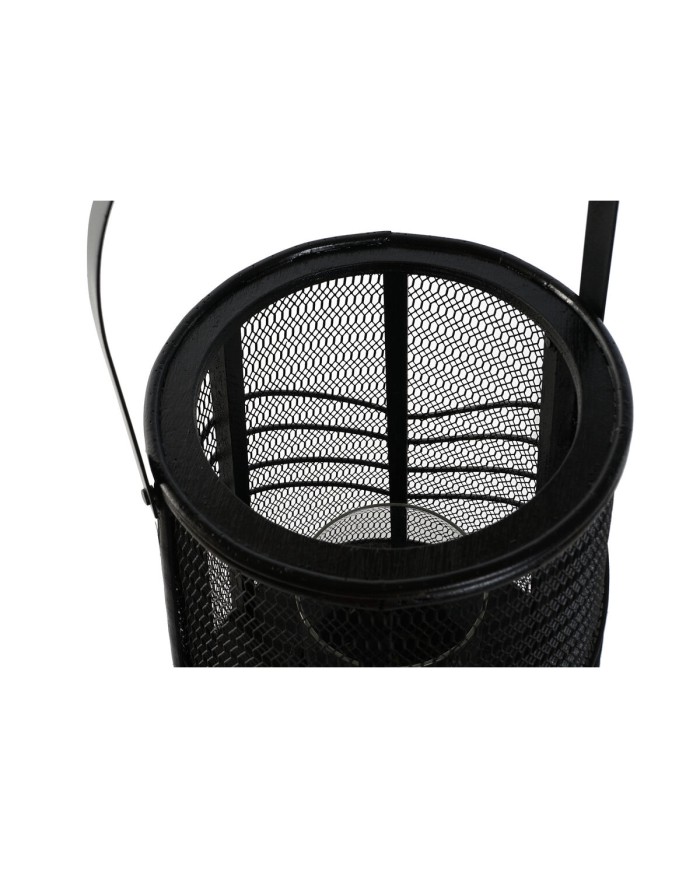 Portacandele Home ESPRIT Nero Metallo 23 x 23 x 31,5 cm Portacandele Home ESPRIT Nero Metallo 23 x 23 x 31,5 cm