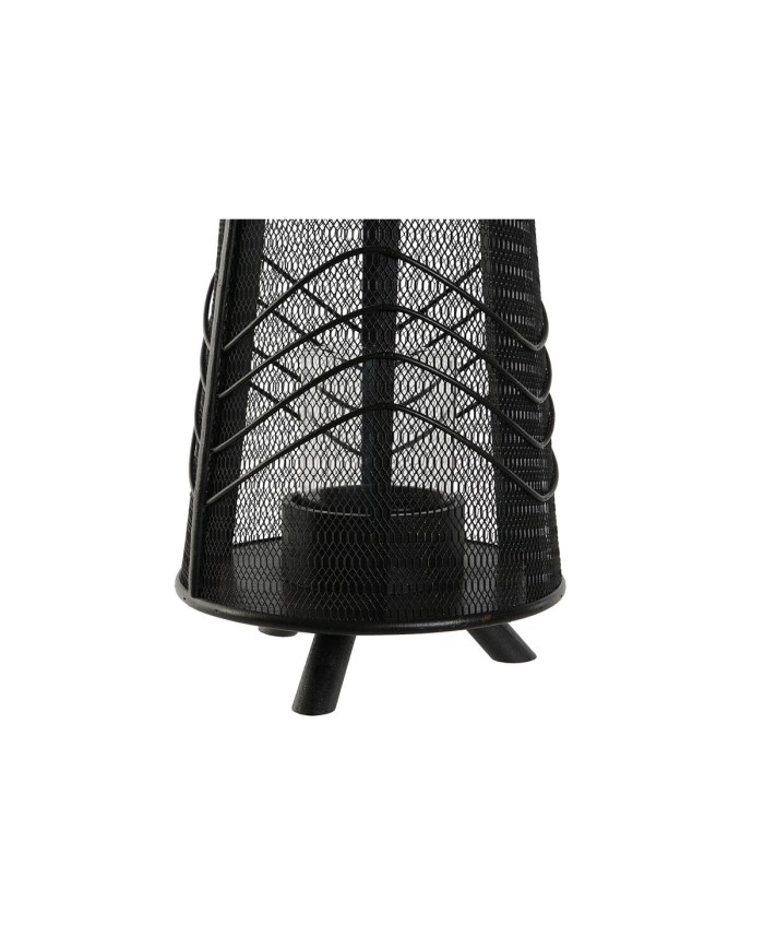 Portacandele Home ESPRIT Nero Metallo 23 x 23 x 31,5 cm Portacandele Home ESPRIT Nero Metallo 23 x 23 x 31,5 cm