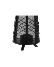 Portacandele Home ESPRIT Nero Metallo 23 x 23 x 31,5 cm Portacandele Home ESPRIT Nero Metallo 23 x 23 x 31,5 cm