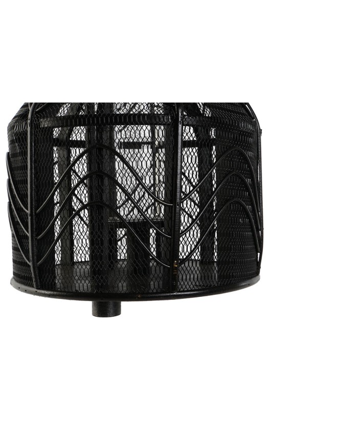 Portacandele Home ESPRIT Nero Metallo 26,5 x 26,5 x 28 cm Portacandele Home ESPRIT Nero Metallo 26,5 x 26,5 x 28 cm