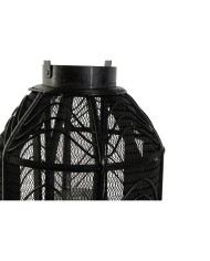 Portacandele Home ESPRIT Nero Metallo 26,5 x 26,5 x 28 cm Portacandele Home ESPRIT Nero Metallo 26,5 x 26,5 x 28 cm