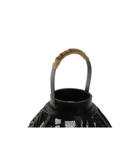 Portacandele Home ESPRIT Nero Metallo 26,5 x 26,5 x 28 cm Portacandele Home ESPRIT Nero Metallo 26,5 x 26,5 x 28 cm