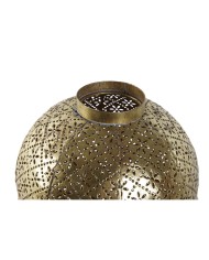 Portacandele Home ESPRIT Dorato Metallo Cristallo 19 x 19 x 24,5 cm Portacandele Home ESPRIT Dorato Metallo Cristallo 19 x 19 x 24,5 cm