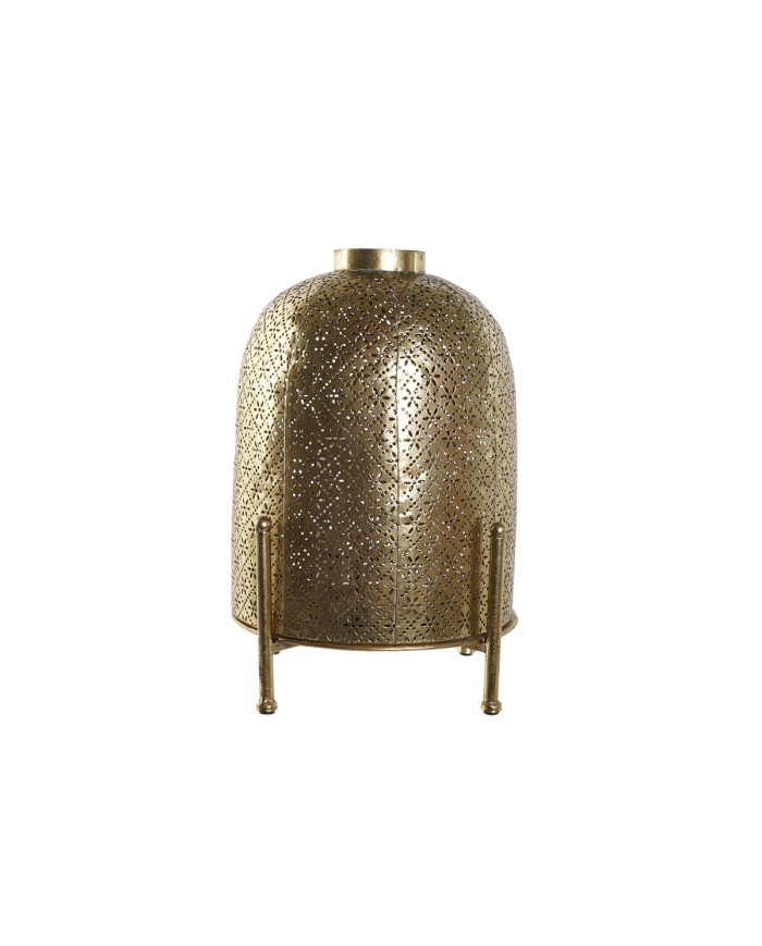 Portacandele Home ESPRIT Dorato Metallo Cristallo 24 x 24 x 33 cm Portacandele Home ESPRIT Dorato Metallo Cristallo 24 x 24 x 33 cm