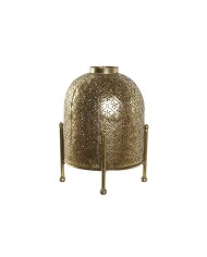 Portacandele Home ESPRIT Dorato Metallo Cristallo 19 x 19 x 24,5 cm Portacandele Home ESPRIT Dorato Metallo Cristallo 19 x 19 x 24,5 cm