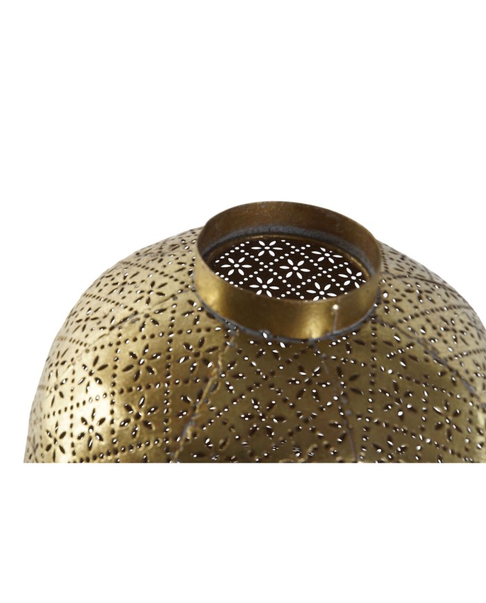 Portacandele Home ESPRIT Dorato Metallo Cristallo 24 x 24 x 33 cm Portacandele Home ESPRIT Dorato Metallo Cristallo 24 x 24 x 33 cm