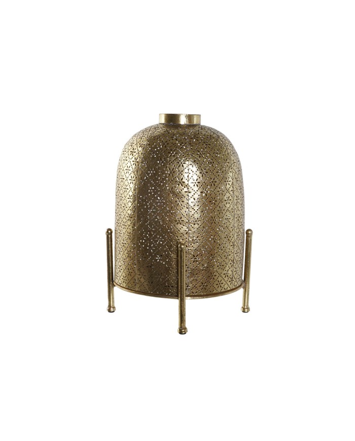 Portacandele Home ESPRIT Dorato Metallo Cristallo 24 x 24 x 33 cm Portacandele Home ESPRIT Dorato Metallo Cristallo 24 x 24 x 33 cm