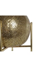 Portacandele Home ESPRIT Dorato Metallo Cristallo 29 x 29 x 26,5 cm Portacandele Home ESPRIT Dorato Metallo Cristallo 29 x 29 x 26,5 cm