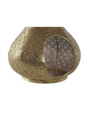 Portacandele Home ESPRIT Dorato Metallo Cristallo 25 x 25 x 26,5 cm Portacandele Home ESPRIT Dorato Metallo Cristallo 25 x 25 x 26,5 cm