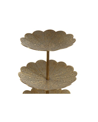 Portafrutta Home ESPRIT Dorato Metallo 50 x 50 x 98 cm