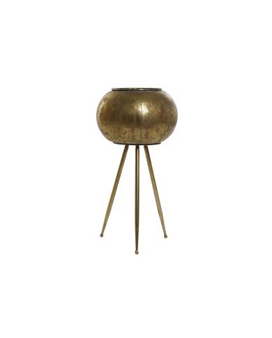Vaso Home ESPRIT Dorato Metallo Moderno 30 x 30 x 60 cm Vaso Home ESPRIT Dorato Metallo Moderno 30 x 30 x 60 cm