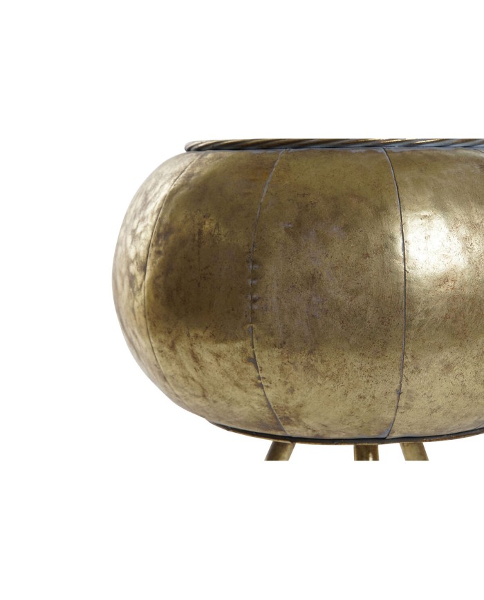 Vaso Home ESPRIT Dorato Metallo Moderno 30 x 30 x 60 cm