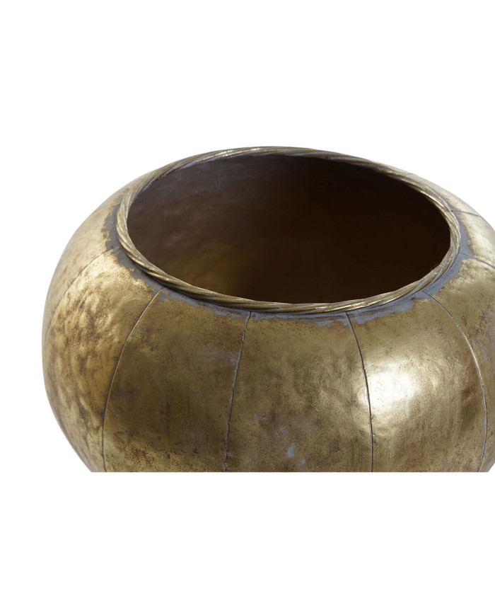 Vaso Home ESPRIT Dorato Metallo Moderno 30 x 30 x 60 cm