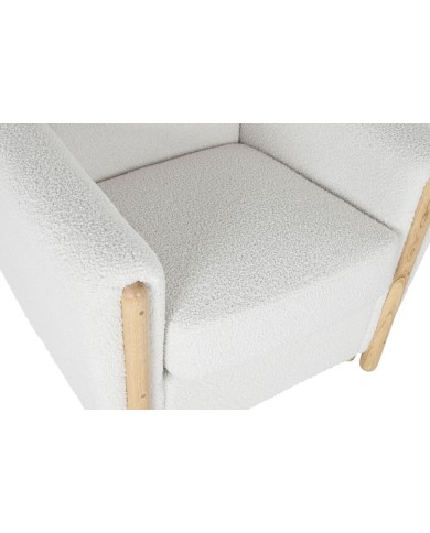 Poltrona Home ESPRIT Bianco 81 x 78 x 82 cm
