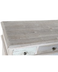 Cassettiera Home ESPRIT Azzurro Bianco Grigio chiaro Cottage 94 x 35 x 87 cm Cassettiera Home ESPRIT Azzurro Bianco Grigio chiaro Cottage 94 x 35 x 87 cm