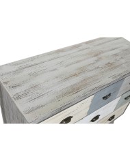 Cassettiera Home ESPRIT Grigio Multicolore Cottage 100 x 40 x 80 cm Cassettiera Home ESPRIT Grigio Multicolore Cottage 100 x 40 x 80 cm