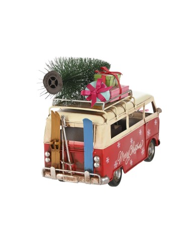 Decorazione Natalizia Home ESPRIT Rosso Verde 27 x 12 x 20 cm (2 Unità)