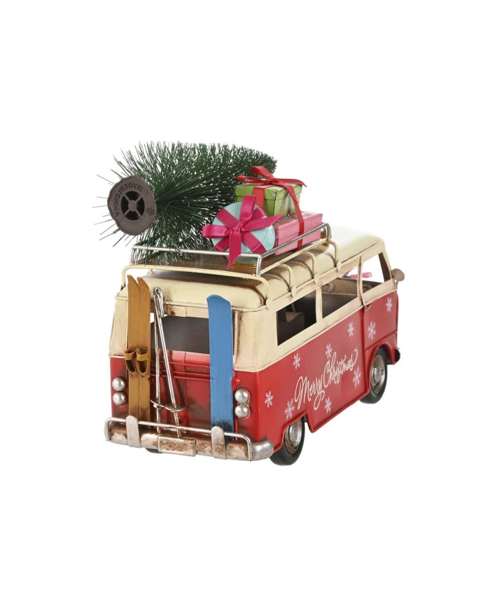 Decorazione Natalizia Home ESPRIT Rosso Verde 27 x 12 x 20 cm (2 Unità)