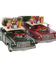 Decorazione Natalizia Home ESPRIT Rosso Verde 36 x 14,5 x 23 cm (2 Unità)