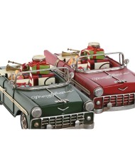 Decorazione Natalizia Home ESPRIT Rosso Verde 37 x 15,5 x 12 cm (2 Unità)